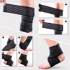 Beschermende uitrusting 1 stuks elastische kalf compressie bandage sport kinesiologie tape voor enkel pols knie dij wraps ondersteuning beschermer 40-300 cm 231109