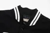 Designer Heren en Dames 3D Herfst/Winter Nieuw Zwaargewicht Honkbal Jersey van hoge kwaliteit Paneel Contrast Letter Borduurjack Jas Paar Sweatshirt