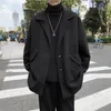 Herenwolmengsels Hoge Japanse wollen jas Heren Trendy merk Herfst Hong Kong-stijl Koreaanse versie Jeugdtrend Knappe veelzijdige trenchcoat 231109