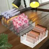 Storage Baskets Makeup Blush Organizer for Cosmetics Desktop 7 compartment Plastic Eye Shadow Box