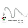 Anhänger Halsketten Trendy PSE Halskette Langlebige PLE Flagge Legierung Material Kette Mode Hals Schmuck Für Frau Mann