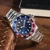 Men's Automatic Mechanical Ceramic Watch All Stainless Steel Swimming Watch Sapphire Luminous Watch Business Leisure Diving 2023 New