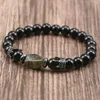 Strand Men Bracelete Labradorita Natural Luonstone Lava Stone Stone Minchas ioga Crown Bracelets Acessórios de moda Jóias femininas