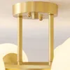 Kroonluchters koper glas kroonluchter 8/12 ballen goud moderne hanglamp voor eetkamer woondecoratie