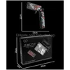 Zabawki Gun 1pcs Uaktualniono Secondgeneration IC380 Składanie karty Pistolet Pistol Pistolet Card z modelem fotografowania ze stopu miękkiego dla najlepszej wersji najwyższej jakości chłopców.