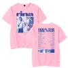 T-shirt da uomo Rina Sawayama Cantanti giapponesi britannici Merch Stampa T-shirt Unisex Casual Manica corta Streetwear Tee 230410