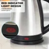 Vattenflaskor Electric Kettle 2L Pot Rostfritt stål Material Köksapparater 220V Fast Boiling Tea 231109