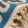 Tappeti Bohemian Kilim Tappeto fatto a mano in cotone e lino 120x180 cm Tappetino per soggiorno Comodino Area Rigs Design Zerbino