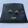 CE EAR STUD ENCRING DESIGNER المجوهرات النساء الكلاسيكية العلامة التجارية الحلي حفل الزفاف حفلات عالية الجودة الإكسسوارات الذهبية Sier أقراط الجملة بالجملة