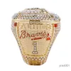 7 Nom du joueur SOLER FREEMAN ALBIES 2021 2022 World Series Baseball Braves Team Championship Ring avec boîte d'affichage en bois Souvenir Hommes Fan
