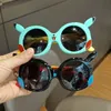 Cat Eye Glasses Children Christmas Cartoon Glasses Fashion Designer Solglasögon för barn Klassiska glasögonglasögon Goggle Outdoor Beach Sun Glasses For Child With Box 010