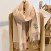Szaliki 100% wełniane szalik kobiety mężczyźni zimowi kaszmir szal okłady stały kolor paszmina koc szaliki projektant bufandas faulard 231108