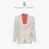 Blazers pour hommes Brunello Vérifiez le costume de loisirs commercial