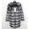 Maomaokong – gilet d'hiver en fausse fourrure pour femme, veste naturelle, manteau chaud et long, à la mode, 231109