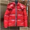 Luxe France Hommes Down Puffer Veste Tricotée Femmes Parkas Panneau Manteaux Occasionnels Bomber Vestes Designers Hommes Vêtements Drop Livraison Dht5R