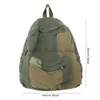 Backpack Style Other Bags Canvas Contrast Backpack Simple Large Capacity Scoolbags 2023 New Women's Fasion Bagpack Student Bookbagscatlin_fashion_bags