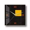 Wall Clocks Fashion Art Clock Simple Color Luxury Large Size Bedroom Modern Design For Home