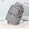 Diaper Bags Mommy Bag Milk Storage Breast Pump Maternity Cooler Double Layer Insulation Fresh Keeping Baby Food Backpack Feeding BottleL231110