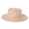 Women Spring Summer Yellow Straw Hat Wide Brim Fedora Sun Beach hat flat top flat brim top hat outdoor