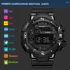 Wristwatches Fashion Men LED Digital Date Sport Rubber Quartz Watch Alarm Business Watches For Selling Products 2023 Unique