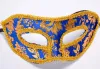 20PCS Halbe Gesichtsmaske Halloween Maskerade Maske männlich Venedig Italien Flathead Spitze helle Stoffmasken
