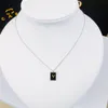 7 Style Femmes Colliers Designer Marque Cadeau Bijoux Mode Amour Pendentif Collier Hiver 925 Argent Brillant Collier avec Logo Correct