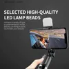 Selfie Monopods Mini Smartphone Selfie Stick Statief met invullicht en sluiter BT Afstandsbediening Telefoonhouder Beugel voor iPhone Q231110