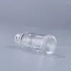 Storage Bottles 500pcs Factory Wholesale 15ml Clear Glass Essential Oil Bottle Packaging Container With Gold Silver Push Dropper Vial