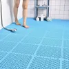 Bath Mats Bathroom Fully Covered With Waterproof And Anti Slip Mat Shower Drop Foot Household Partition Toilet