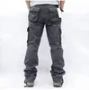 Pantalons pour hommes Pantalons cargo Hommes Salopette de travail militaire Lâche Pantalon tactique droit Multi-poches Baggy Casual Coton Armée Pantalon 44 230408