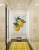 Natureza morta arte moderna, pintura a óleo de limoeiro para cozinha, sala de jantar, pintura de arte de parede de frutas em tela, obras de arte pintadas à mão