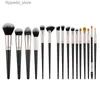 Pennelli per trucco 16 pezzi Set di pennelli per trucco Kit completo di pennelli di alta qualità Beauty Cosmetic Foundation Powder Eye Concealer Blush Brush Q231110