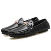 Comfortabele lederen mannen schoenen Casual slip on heren Loafers qlity split lederen schoenen mannen flats mocassins schoenen plus maat schoenen