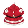 Vêtements pour chiens Robe de chien de style Noël rouge mignon par CPAM Vêtements pour petits chiots