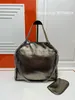 Orijinal yüksek kaliteli zincir alışveriş çantası minituote alışveriş çantası klasik en kaliteli 10a tasarımcı çanta, fabrika doğrudan satış metalik lezzet anne ve bebek çantası