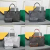 Korea Luxury Houndstooth Tote Designer Två-i-en handväska kvinnors stora kapacitet läder axelväska med liten handväska mode shopping väska 231110