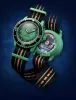 Ocean Watch Orologio da uomo Orologi meccanici automatici in bioceramica Funzioni complete di alta qualità Oceano Pacifico Oceano Antartico Orologio indiano Orologi con movimento di design