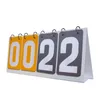 Handledsstöd Flip Score Board Portable Scoring Tablettop resultattavla för basket Tennis Ball Sports 231109