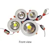 Downlights Warmweiß/kaltweiß AC90-260V Stil Druckguss COB Downlight 7/10/15/18W Engineering Home Deckenleuchte Downlights