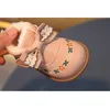 Boots 2023 Baby Winter Leather Cute Girls Shoes Plus Velvet Warm Cotton Kids Princess Soft Bottom Toddler Ankle