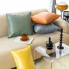 Kudde fast färg mjuk täckning vattentät teknisk tyg sovrum soffa täcker heminredning