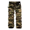 Pantaloni da uomo Pantaloni cargo in pile da uomo Pantaloni casual larghi multitasche Uomo Inverno Esercito militare Combattimento mimetico Pantalone tattico Abbigliamento maschile 230408