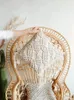 枕ママの庭のマクラメの手作りカバーコットンスレッド枕カバーボヘミアモロッコソファ装飾ハイエンドGIF