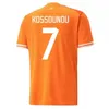 2023 Côte d'Ivoire Soccer Jerseys Équipe nationale de football KESSIE ZAHA 23 24 Côte d'Ivoire Chemises de football CORNET DROGBA Hommes Uniformes Enfants Kits Chaussettes Ensembles complets