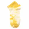 Tie Dye Short Printing Socks Street-style Printed Cotton Ankle stocking For Men Women low cut sock