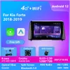 Android 13 Radio GPS vídeo para Kia FORTE 2018-2019 coche estéreo Multimedia RDS DSP 4G WIFI Autoradio Carplay