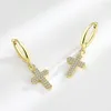 Stud Earrings TIOWIOS 2023 Cross Ear Button Foreign Trade Quality Fashion Pendientes Delicate Charm Jewelry Gift For Women