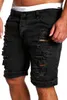 Shorts masculinos masculino de jeans chino lava a pista skinny masme de jeans homme destruído rasgado plus size 230410