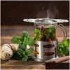 Other Home & Garden Empress Tea Strainers With Drip Bowls Mesh Infuser Stainless Steel Loose Leaf Filter Double Winged Handles Drop De Dhimr