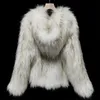 Women's Fur Faux Maomaokong Coat with Hat Classic Luxury Winter Natural Raccoon Woven Jacket Real 231109